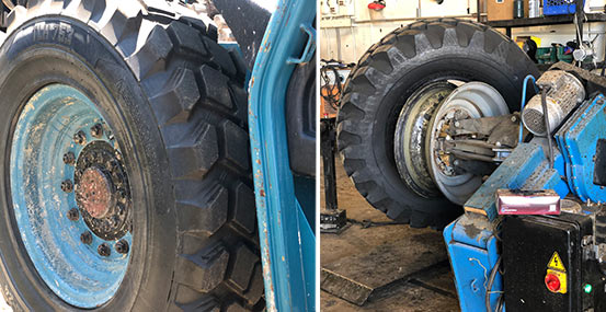 Foam Injection for Heavy Duty Tires